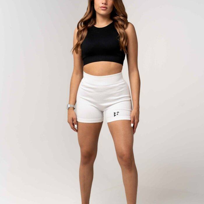 Peach lift Active Shorts White