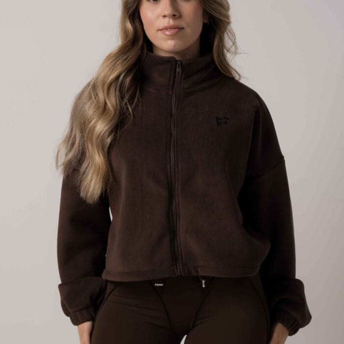 Femme Fleece Jacket  Chocolate Brown