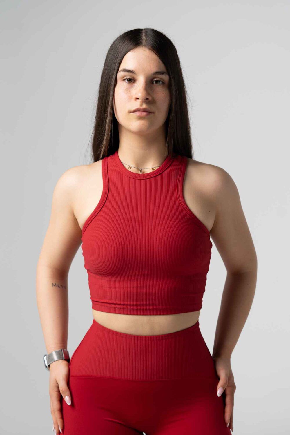 Aligned Red Cherry Tank Top - Image 2