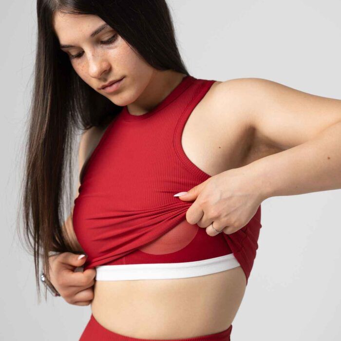 Aligned Red Cherry Tank Top