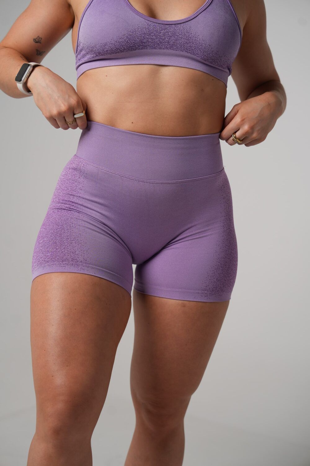 Aligned Lavender Short