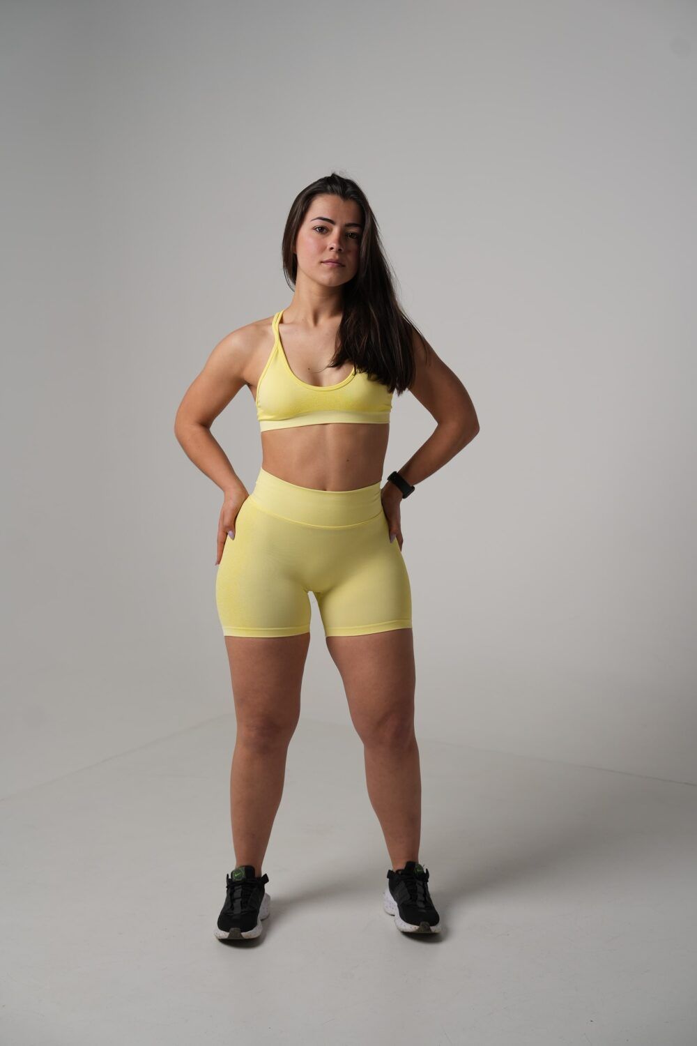 Aligned Yellow Shorts - Image 4
