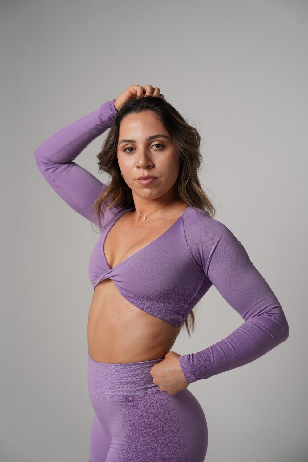 Aligned Lavender Bra Longsleeve - Image 4