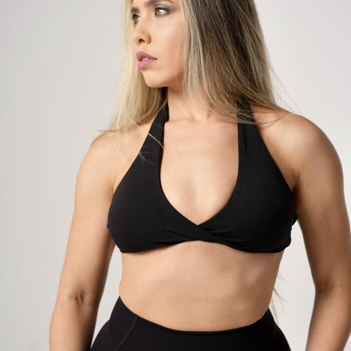 Alba Knot Bra Black