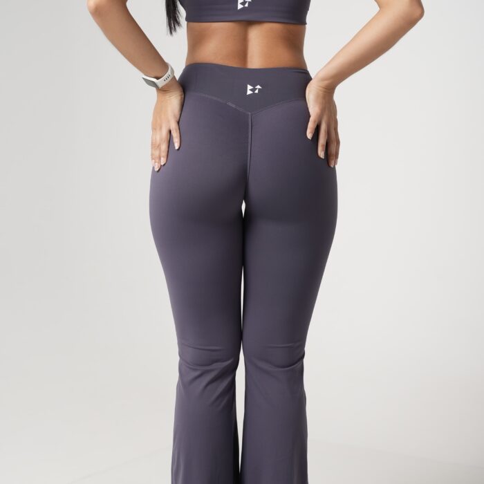Avelyn Highwaist Flare Leggings Purple