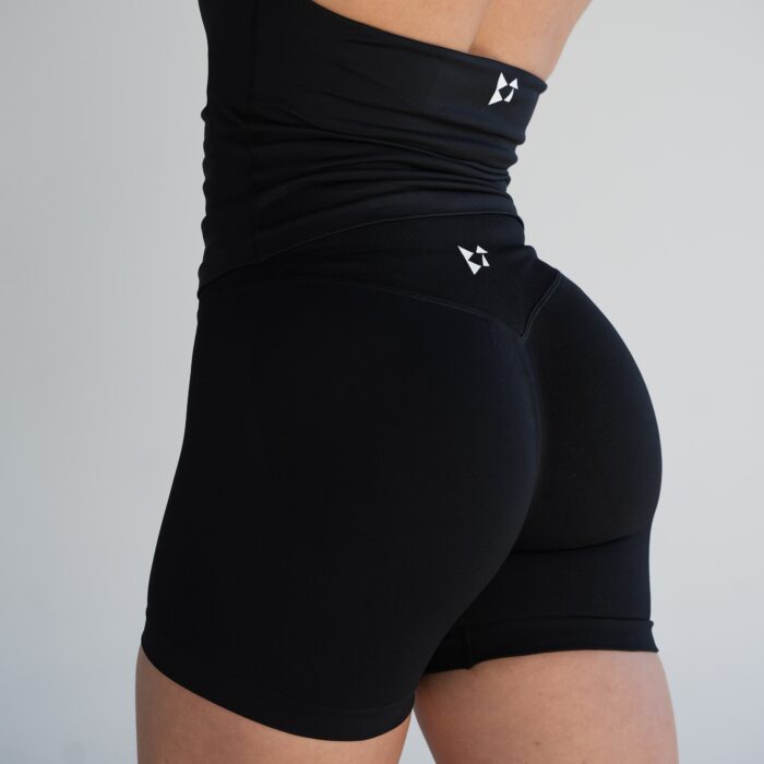 Alba Scrunch Shorts Black